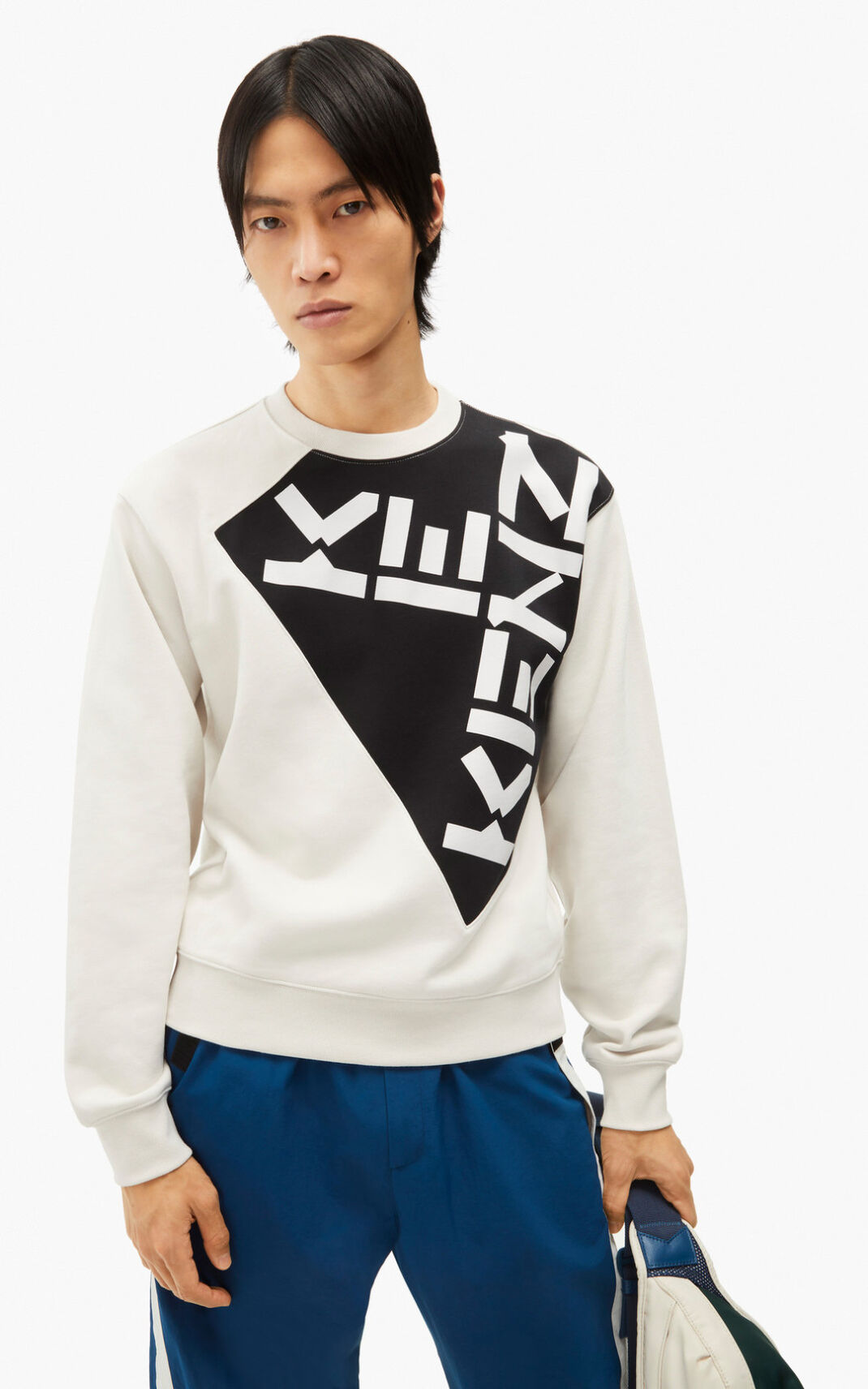 Sweat Kenzo Homme Sport Grise OHNWV-6092